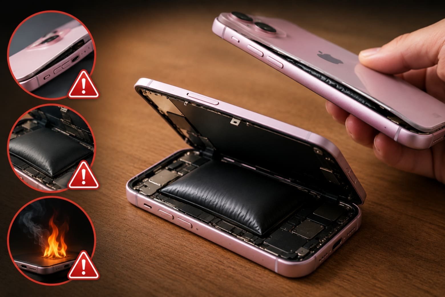 Lỗi Pin iPhone 15: Nguyên nhân, dấu hiệu và cách khắc phục triệt để 4 Pin iPhone 15 bị phồng