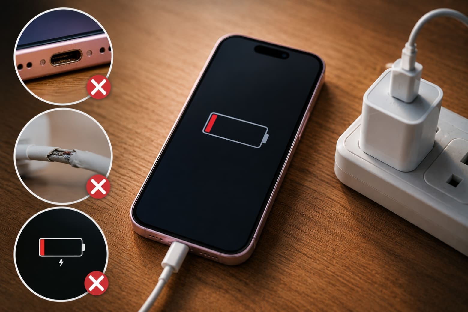 Lỗi Pin iPhone 15: Nguyên nhân, dấu hiệu và cách khắc phục triệt để 3 iPhone 15 sạc không vào pin hoặc báo sạc ảo