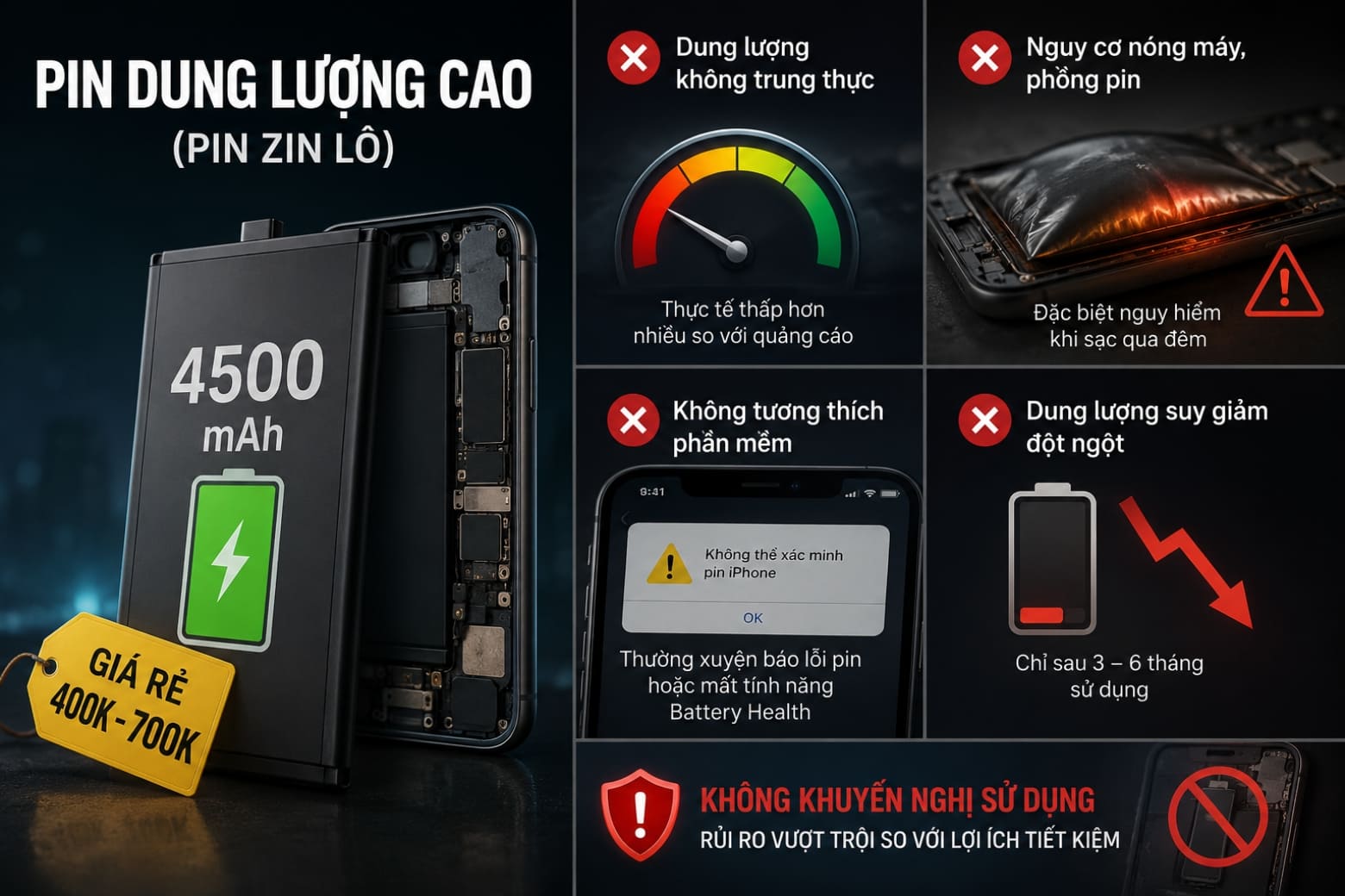 Pin dung lượng cao