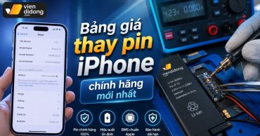 Bảng giá thay pin iPhone chính hãng mới nhất: Phân tích linh kiện và chi phí