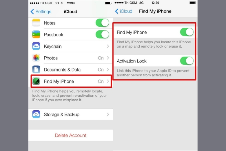 Hướng dẫn thiết lập Find My Phone trên iOS
