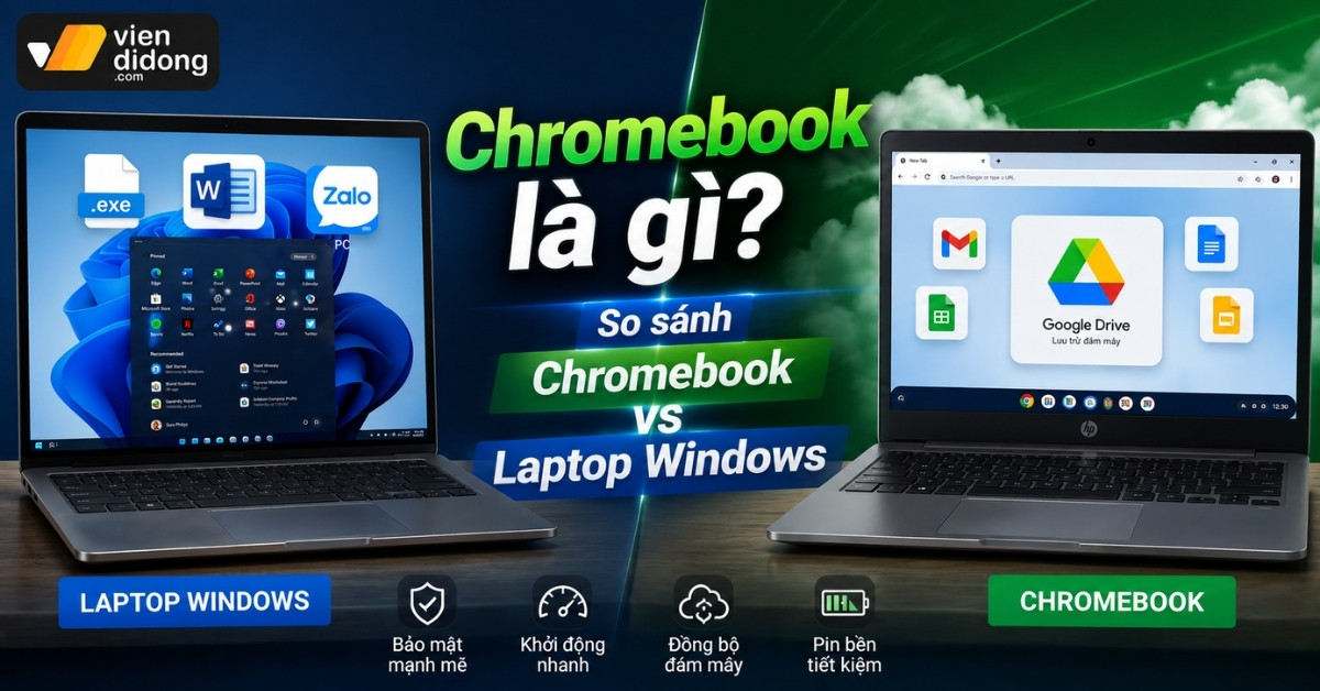 Chromebook Là Gì? Giải Mã Bản Chất Hệ Điều Hành ChromeOS
