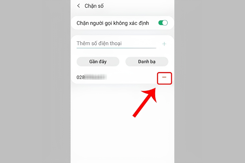 Kiểm tra số điện thoại liên hệ có bị chặn hay không