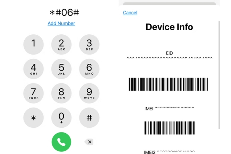 Kiểm tra trạng thái mất IMEI trên điện thoại Samsung