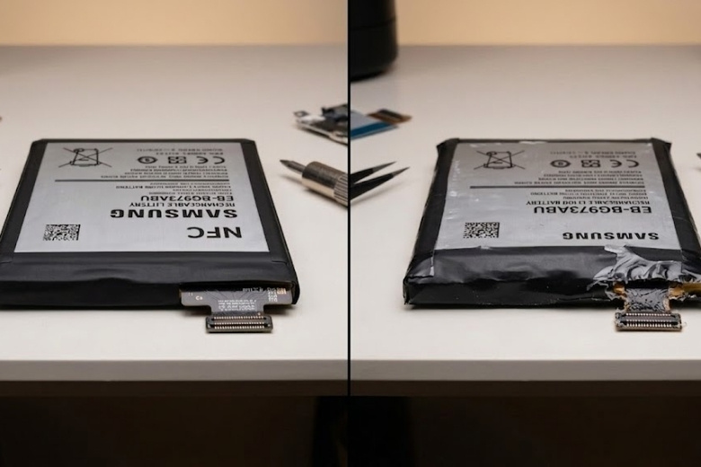 Thay pin Samsung chính hãng ở đâu? Top 10 địa chỉ uy tín nhất TPHCM 10 so sánh pin Samsung chính hãng và pin lô linh kiện