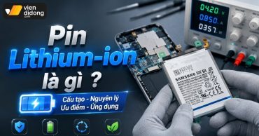 Pin Lithium là gì? Cấu tạo và nguyên lý hoạt động trên dòng máy Apple như thế nào?