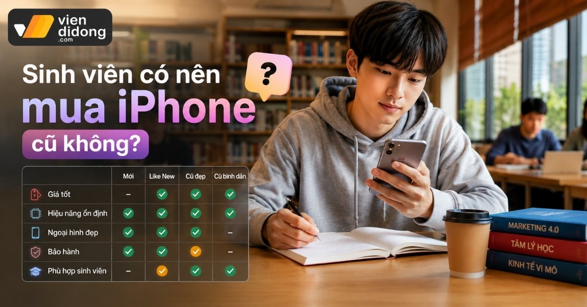 Sinh viên có nên mua iPhone cũ không
