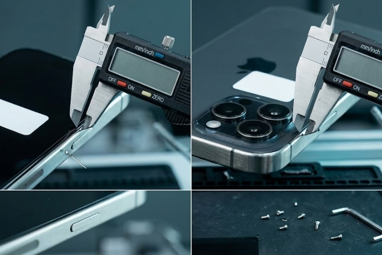 Thay màn hình Dura iPhone 15 Pro Max 2 Độ mỏng màn hình Dura iPhone 15 Pro Max