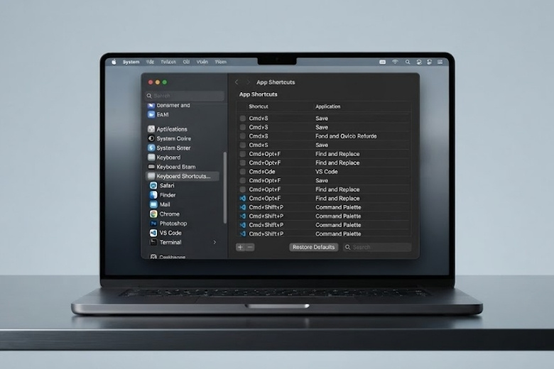 Cách cài đặt phím tắt trên MacBook (macOS Sonoma/Ventura) từ A-Z 1 Cách cài đặt phím tắt trên MacBook macOS Ventura