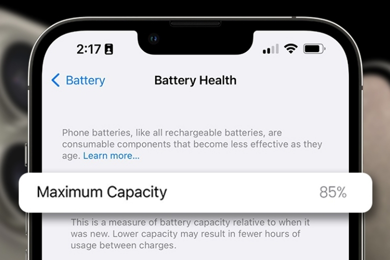 Có nên mua iPhone pin 85% không? Sự thật đằng sau tình trạng pin 1 iPhone pin 85% có nên mua không