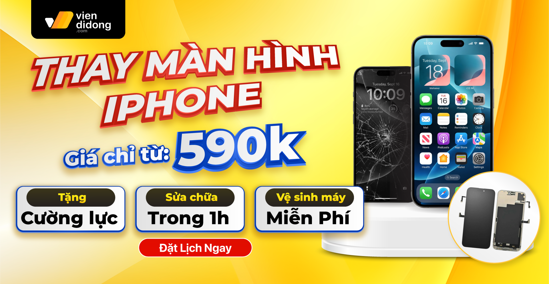 Thay màn hình 590K
