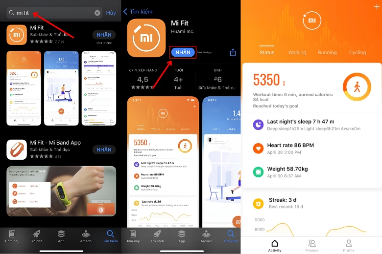 Cách kết nối đồng hồ Xiaomi với điện thoại iPhone: Hướng dẫn chi tiết từng bước 1 Tải ứng dụng Mi Fitness trên điện thoại iPhone