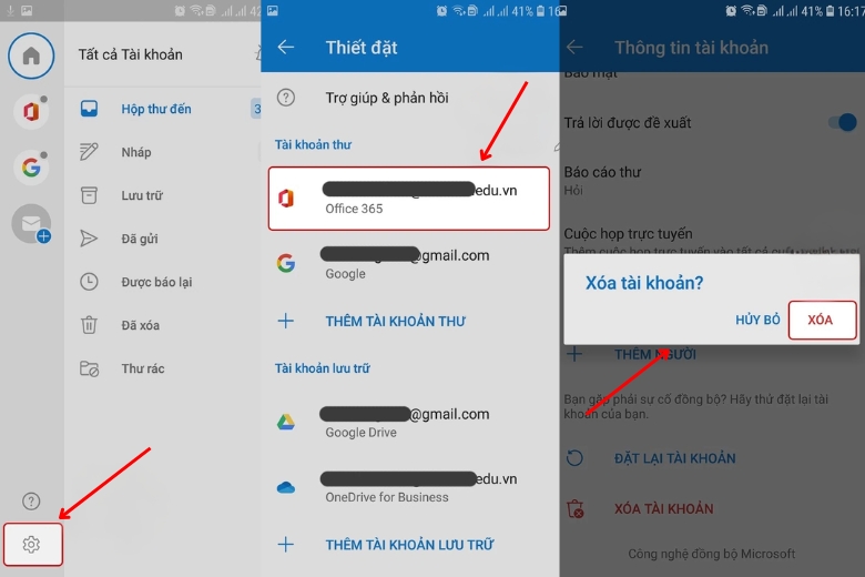 Cách đăng xuất Outlook trên điện thoại, máy tính nhanh chóng và xóa sạch dữ liệu 2 Cách đăng xuất Outlook trên điện thoại