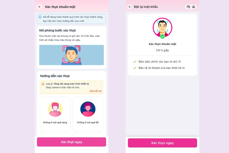 Hướng dẫn cách đổi mật khẩu MoMo tài khoản rủi ro cao