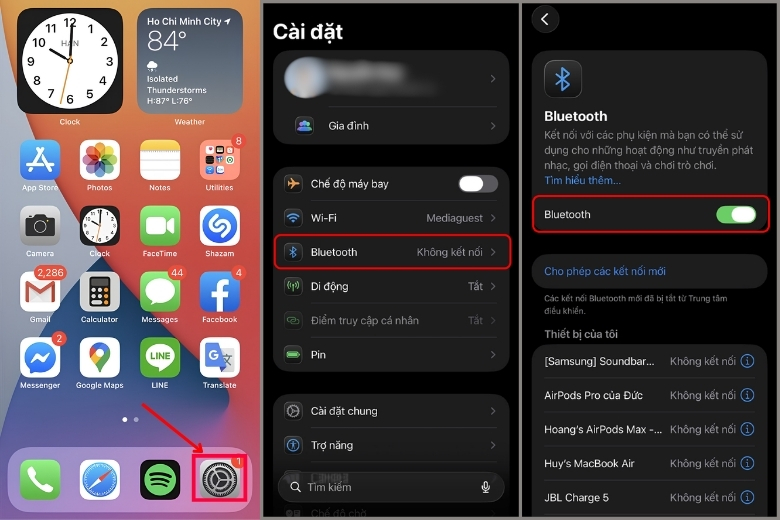 Cách tắt chế độ tai nghe trên điện thoại nhanh, hiệu quả 4 Kiểm tra và ngắt kết nối Bluetooth đang ẩn tắt chế độ tai nghe