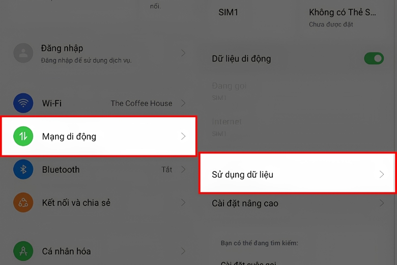 Cài đặt mạng 4G/5G Oppo: Cách bật/tắt 4G và chẩn đoán lỗi mất sóng 2 Cách bật/tắt 4G trên Oppo từ ColorOS 12 trở lên