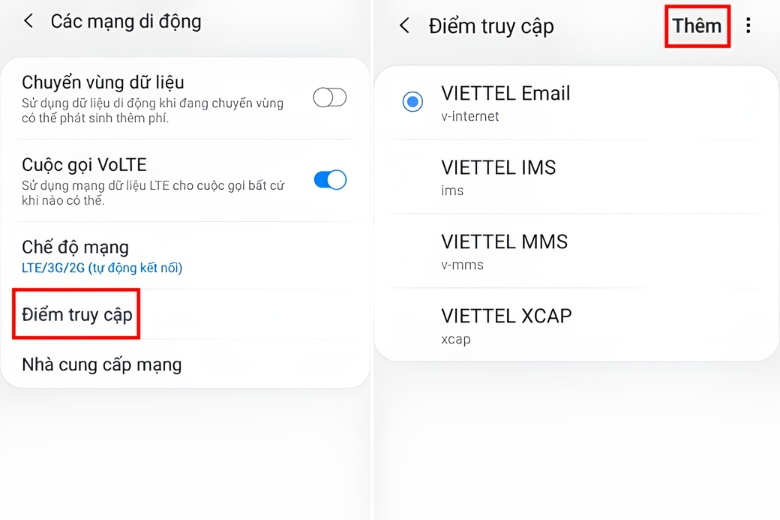 Cài đặt mạng 4G/5G Oppo: Cách bật/tắt 4G và chẩn đoán lỗi mất sóng 5 Cách đặt lại cấu hình APN thủ công cho các nhà mạng