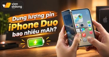 Dung lượng pin iPhone Duo bao nhiêu mAh? Dùng được bao lâu?