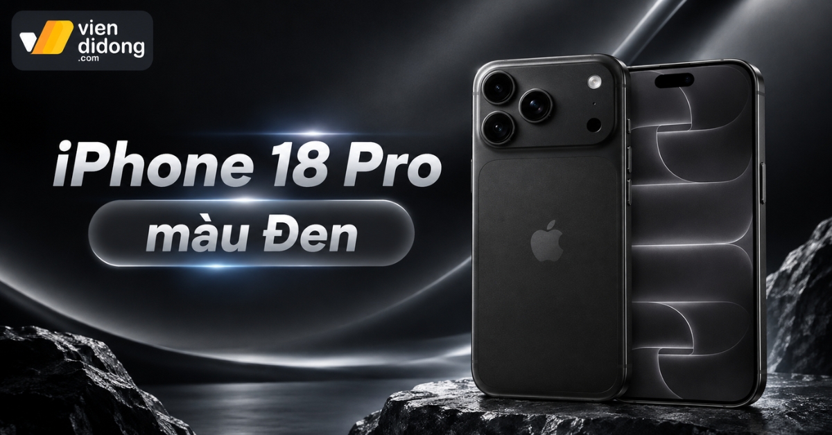 iPhone 18 Pro Màu Đen: Giá bán, thiết kế và đánh giá mới nhất