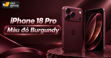 iPhone 18 Pro màu đỏ Burgundy: Hình ảnh thực tế và giá bán