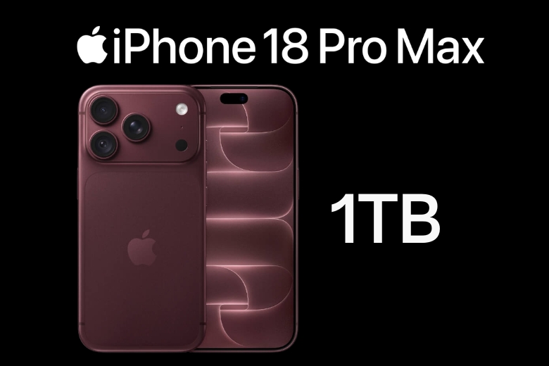 iPhone 18 Pro Max 1TB Chính Hãng 1 iPhone 18 Pro Max 1TB là lựa chọn dung lượng lưu trữ tối ưu