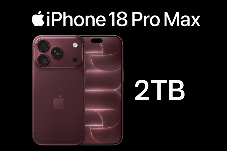 iPhone 18 Pro Max 2TB Chính Hãng 1 Phiên bản iPhone 18 Pro Max 2TB