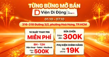Khai trương Viện Di Động 316-318 Đường 3/2: Check-in trúng quà, giảm thêm đến 500.000 đ