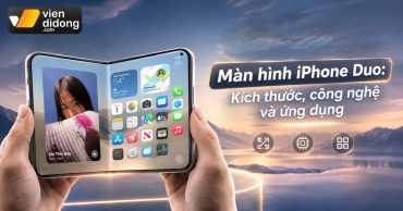Màn hình iPhone Duo: Kích thước, công nghệ và độ bền