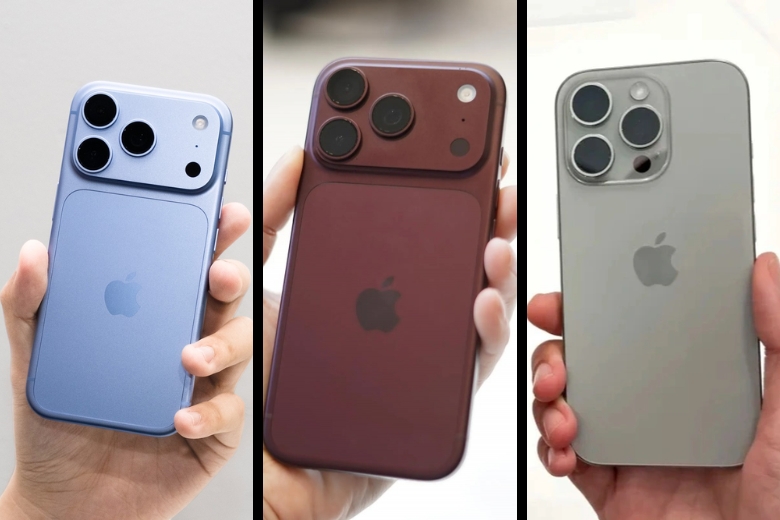 iPhone 18 Pro màu đỏ Burgundy: Hình ảnh thực tế và giá bán 4 So sánh iPhone 18 Pro màu Burgundy với 3 màu còn lại