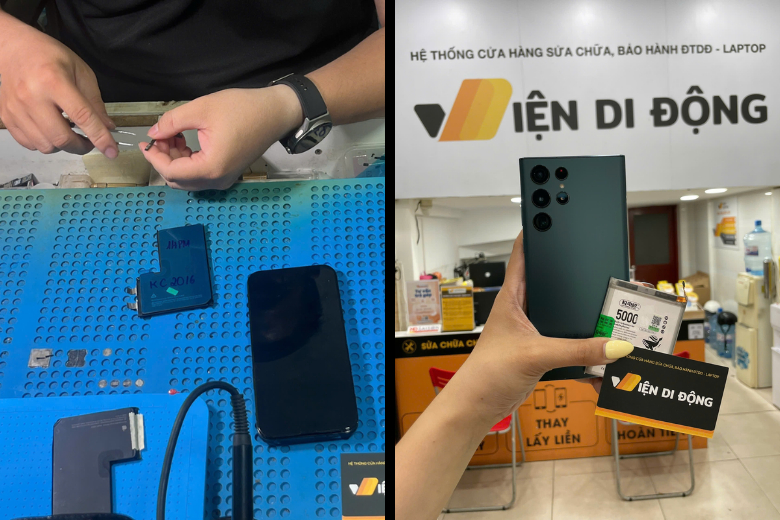 Thay pin Samsung Gò Vấp chính hãng, giá tốt, lấy ngay trong ngày 2 Quy trình thay pin Samsung tại Viện Di Động