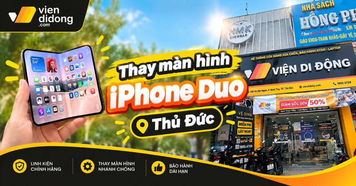 Thay màn hình iPhone Duo Thủ Đức
