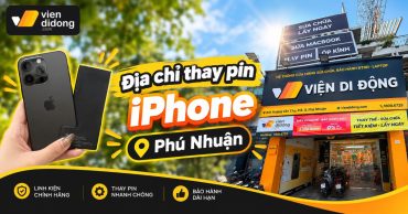 Thay pin iPhone Phú Nhuận chính hãng, lấy ngay, bảo hành dài hạn