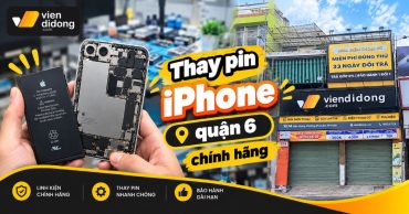 Thay pin iPhone quận 6 chính hãng, giá tốt, lấy ngay