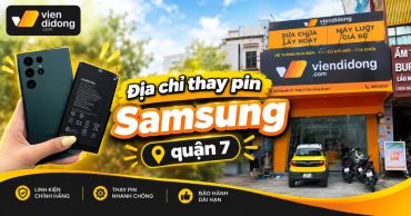 Thay pin Samsung quận 7 lấy liền, chính hãng, bảo hành rõ ràng
