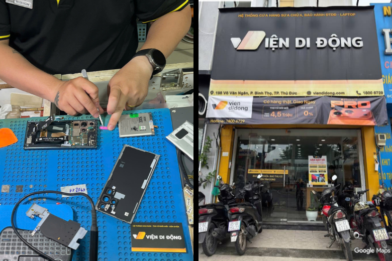 Thay pin Samsung tại Viện Di Động Thủ Đức